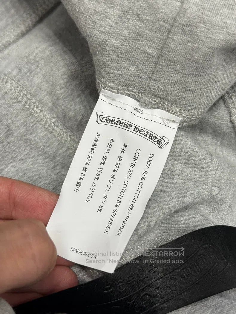 Chrome Hearts CHROME HEARTS Size S Gray scroll yoga pants Size US 30 / EU 46 - 6 Thumbnail