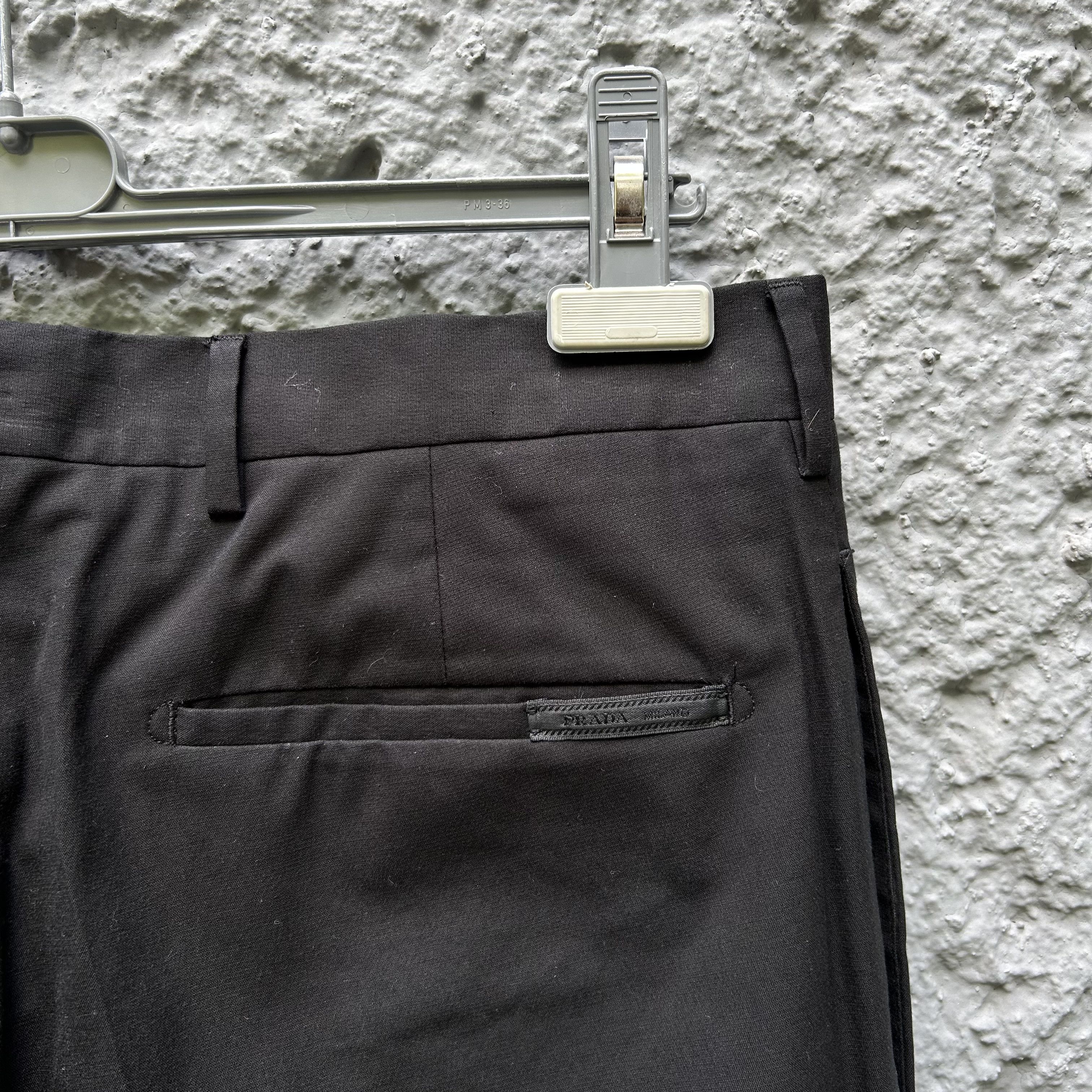 Prada Prada Black Pleated Trousers Pants Size US 32 / EU 48 - 4 Thumbnail