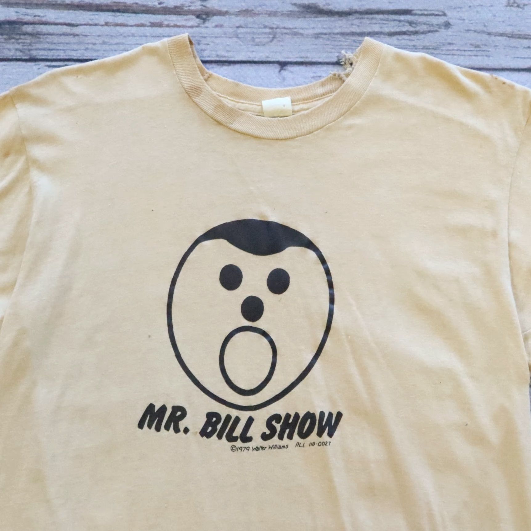 Vintage VINTAGE Mr. Bill Show Walter Williams Tee Shirt XL Brown Mens T-Shirt 1980s Size US XL / EU 56 / 4 - 2 Thumbnail