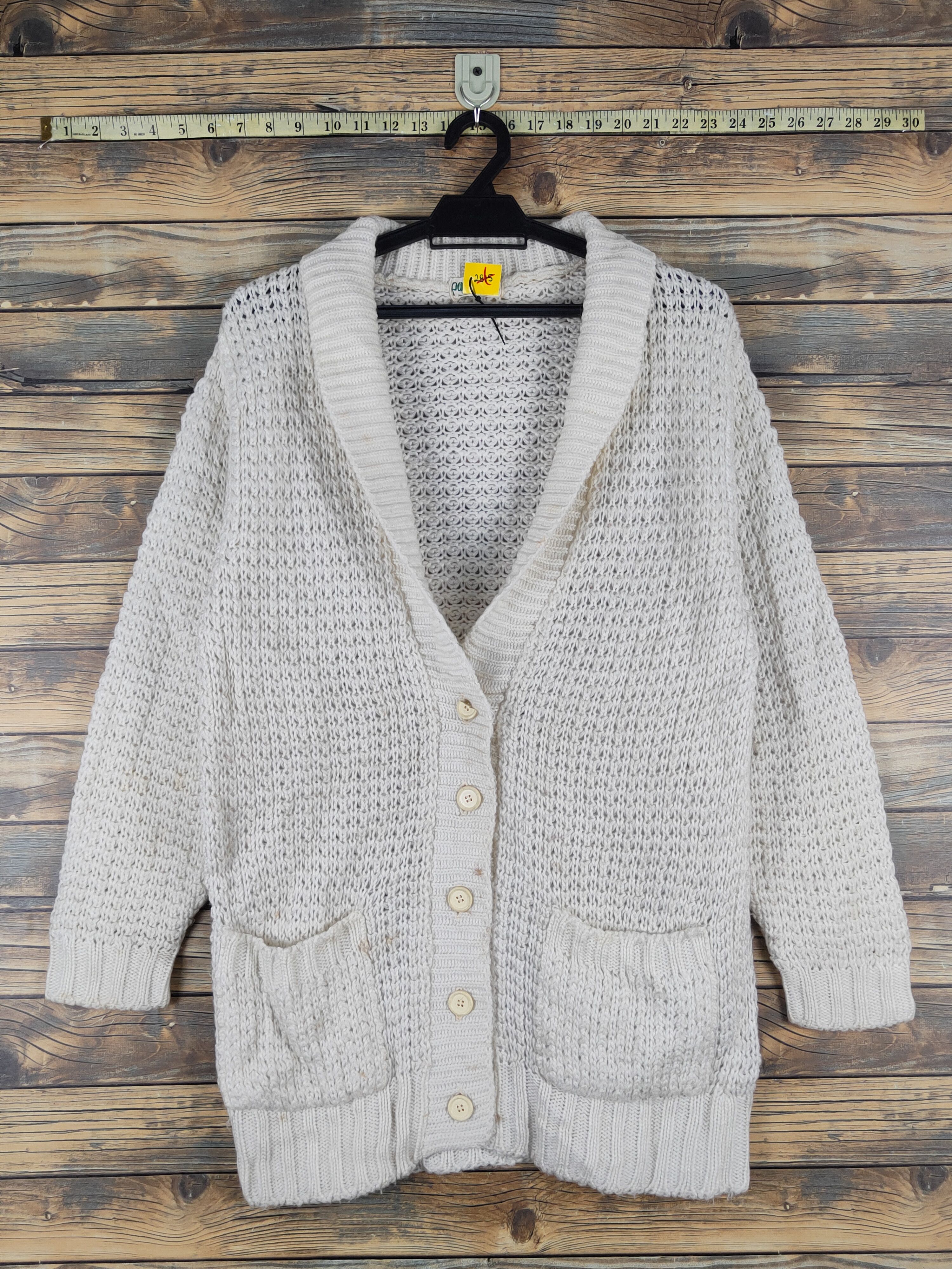 Japanese Brand Pure Jump made in tokyo vintage Knitwear Cardigan #W1356 Size M / US 6-8 / IT 42-44 - 1 Thumbnail
