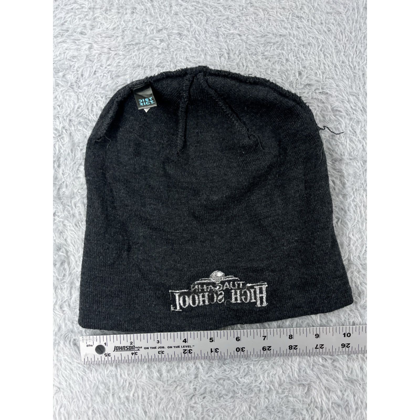 Vintage Tuacahn High School Beanie Adult One Size Dark Gray Knit Acrylic Polyester Size ONE SIZE - 5 Thumbnail