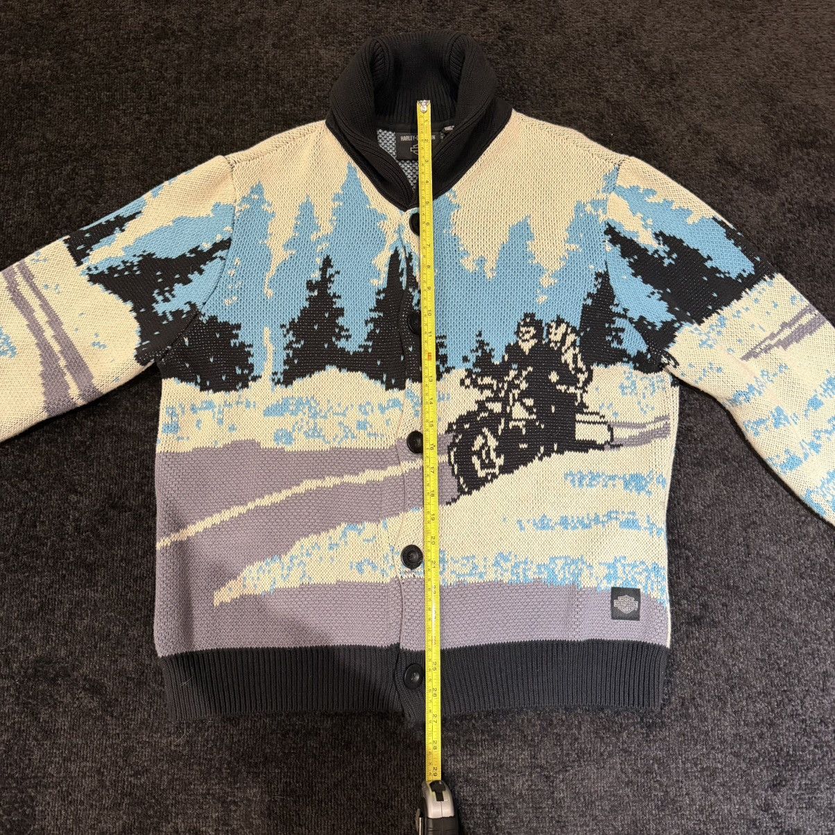 Harley Davidson Harley Davidson Cardigan Sweater Knit Winter Motorcycles Size US M / EU 48-50 / 2 - 15 Thumbnail