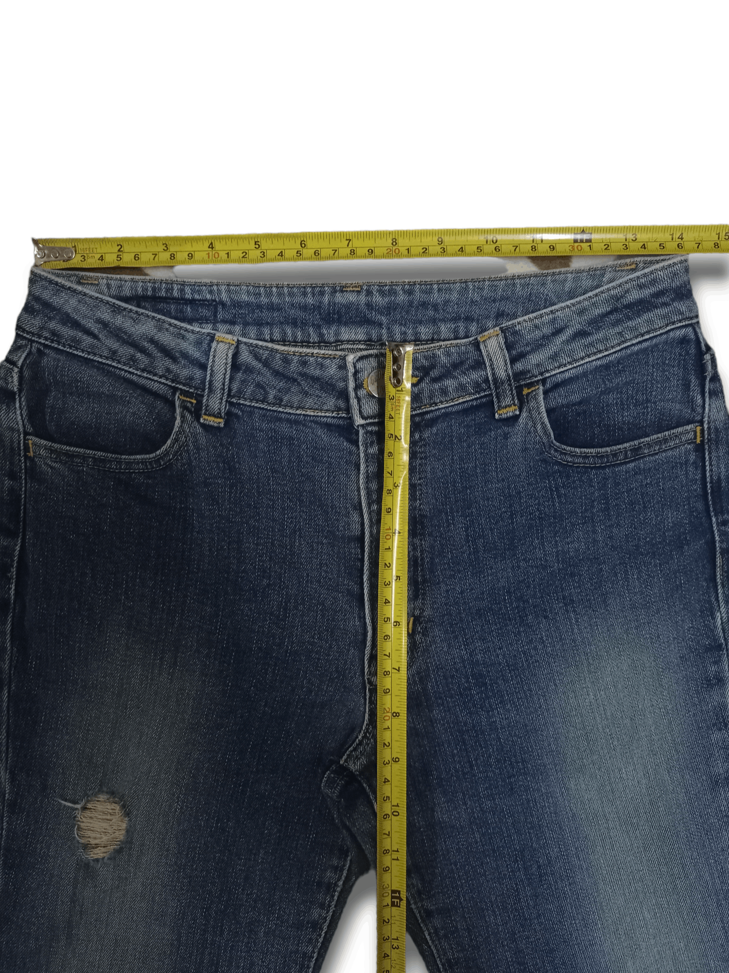 Japanese Brand Vintage Japanese Brand Distressed Bootcut Flare Jeans Size US 28 / EU 44 - 9 Thumbnail