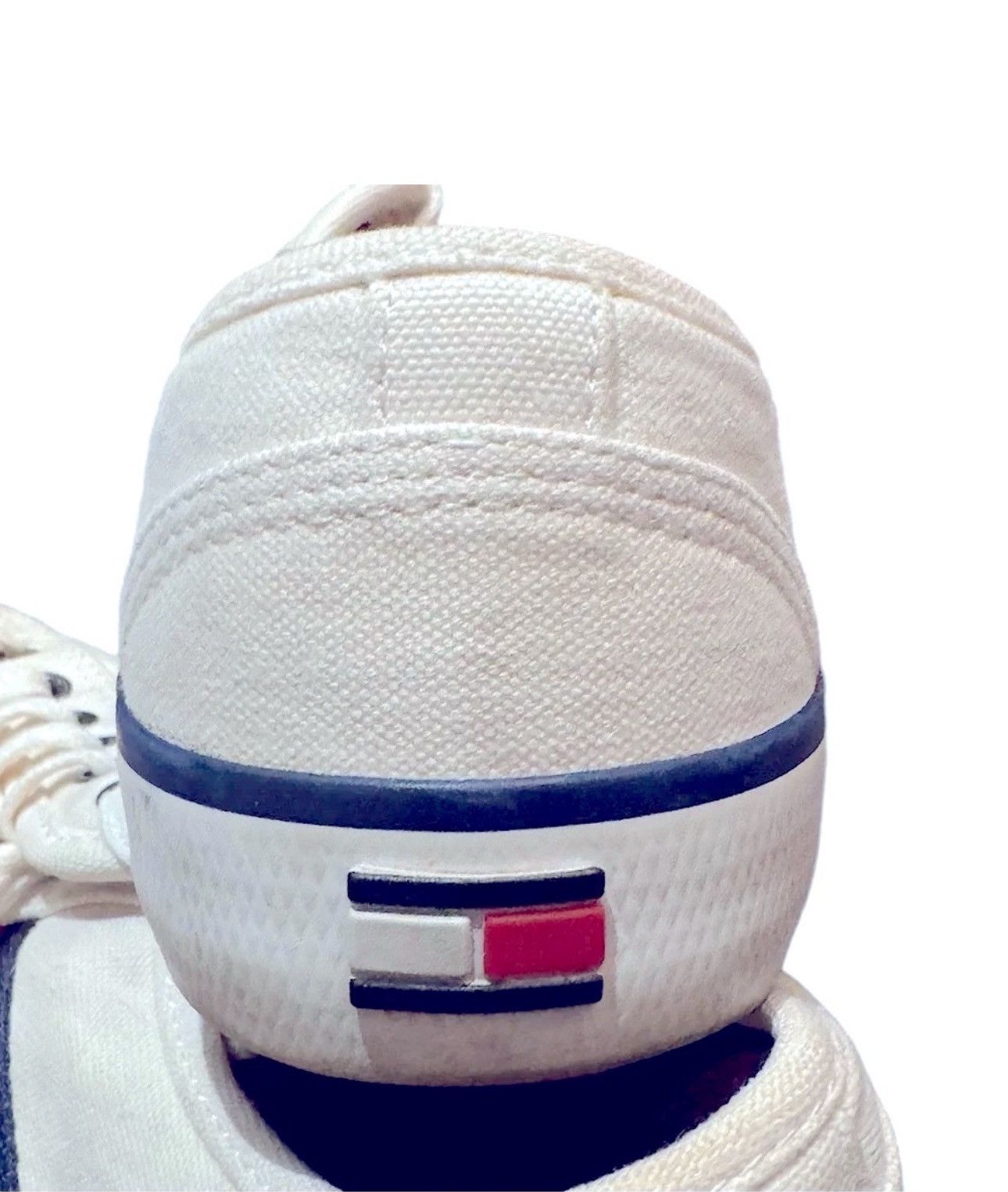 Designer × Tommy Hilfiger Tommy Hilfiger Flag Logo White Women's Sneakers Shoes Sz 6M Size US 6 / IT 36 - 4 Thumbnail