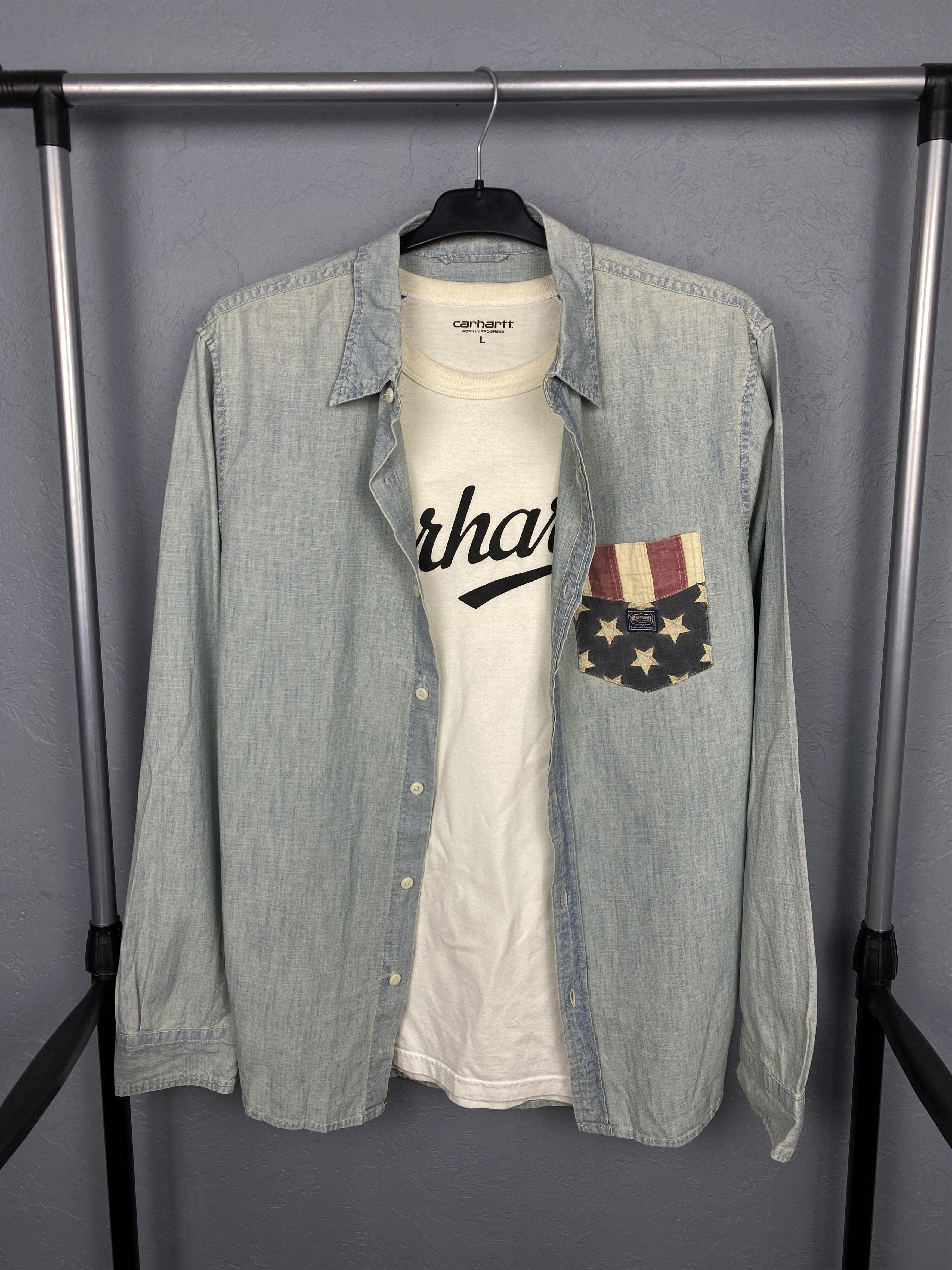 Denim & Supply Ralph Lauren Denim And Supply Ralph Lauren Vintage Mens Shirt Y2K Size US M / EU 48-50 / 2 - 1 Thumbnail