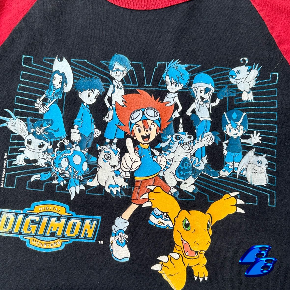 Anime Digimon crop tee Vintage 2000 Official long sleeve Size S / US 4 / IT 40 - 5 Thumbnail
