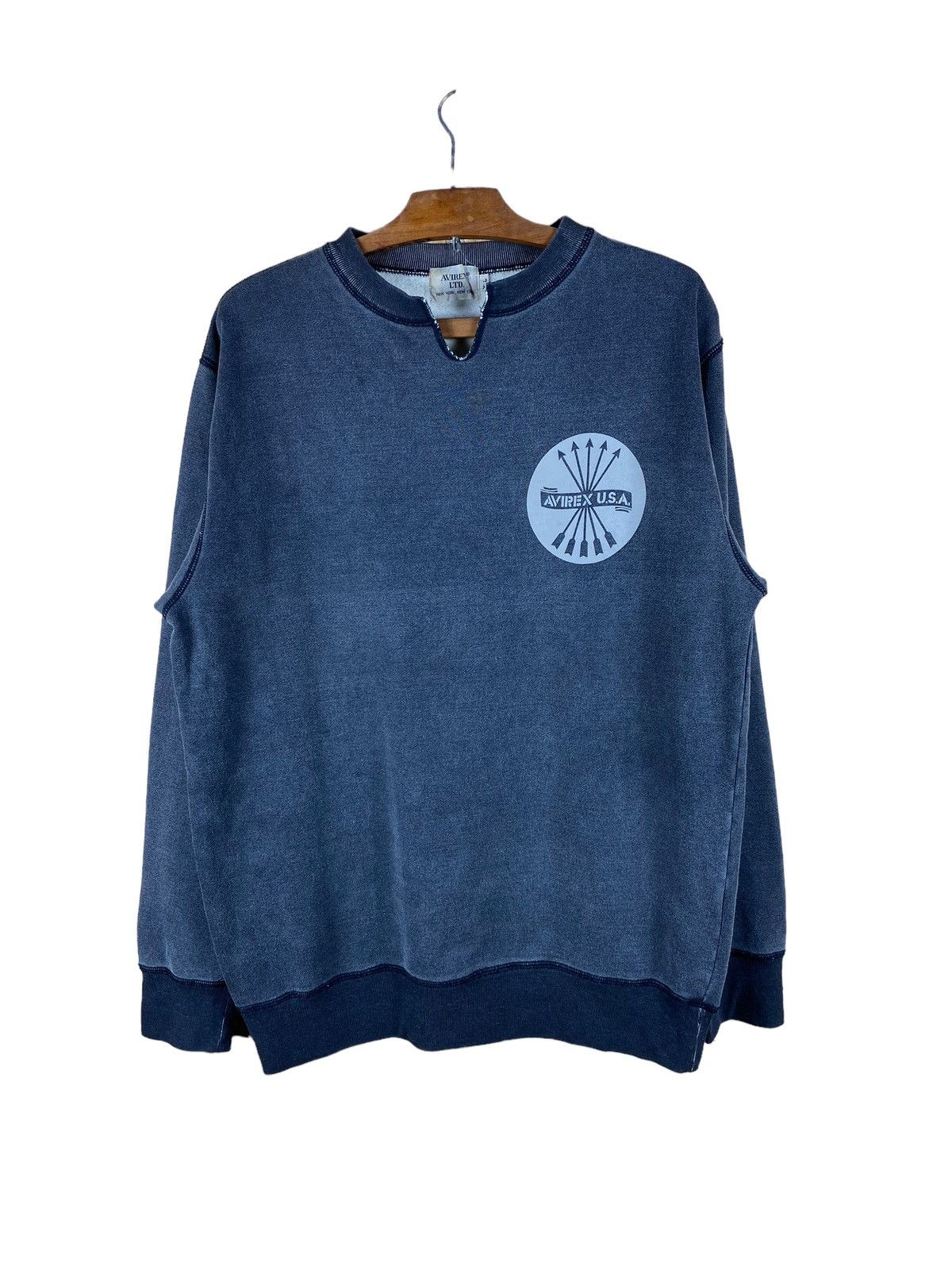 Avirex × Vintage VINTAGE “ ROYAL AIR FORCE “ AVIREX USA SWEATSHIRT Size US L / EU 52-54 / 3 - 3 Thumbnail