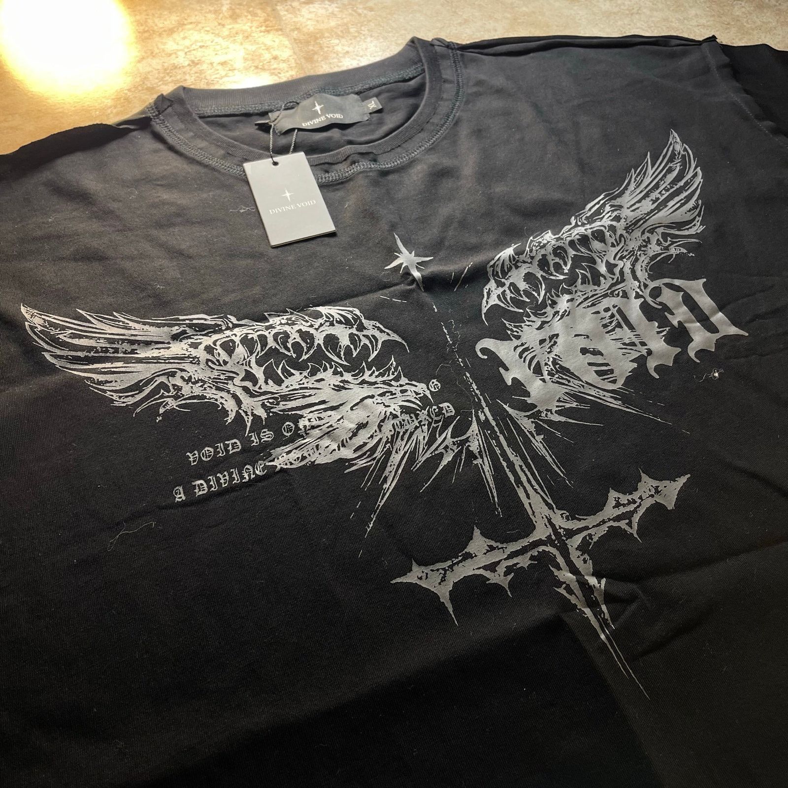 Vintage Divine Void Gargoyle Wings Graphic Tee size XL Size US XL / EU 56 / 4 - 2 Thumbnail
