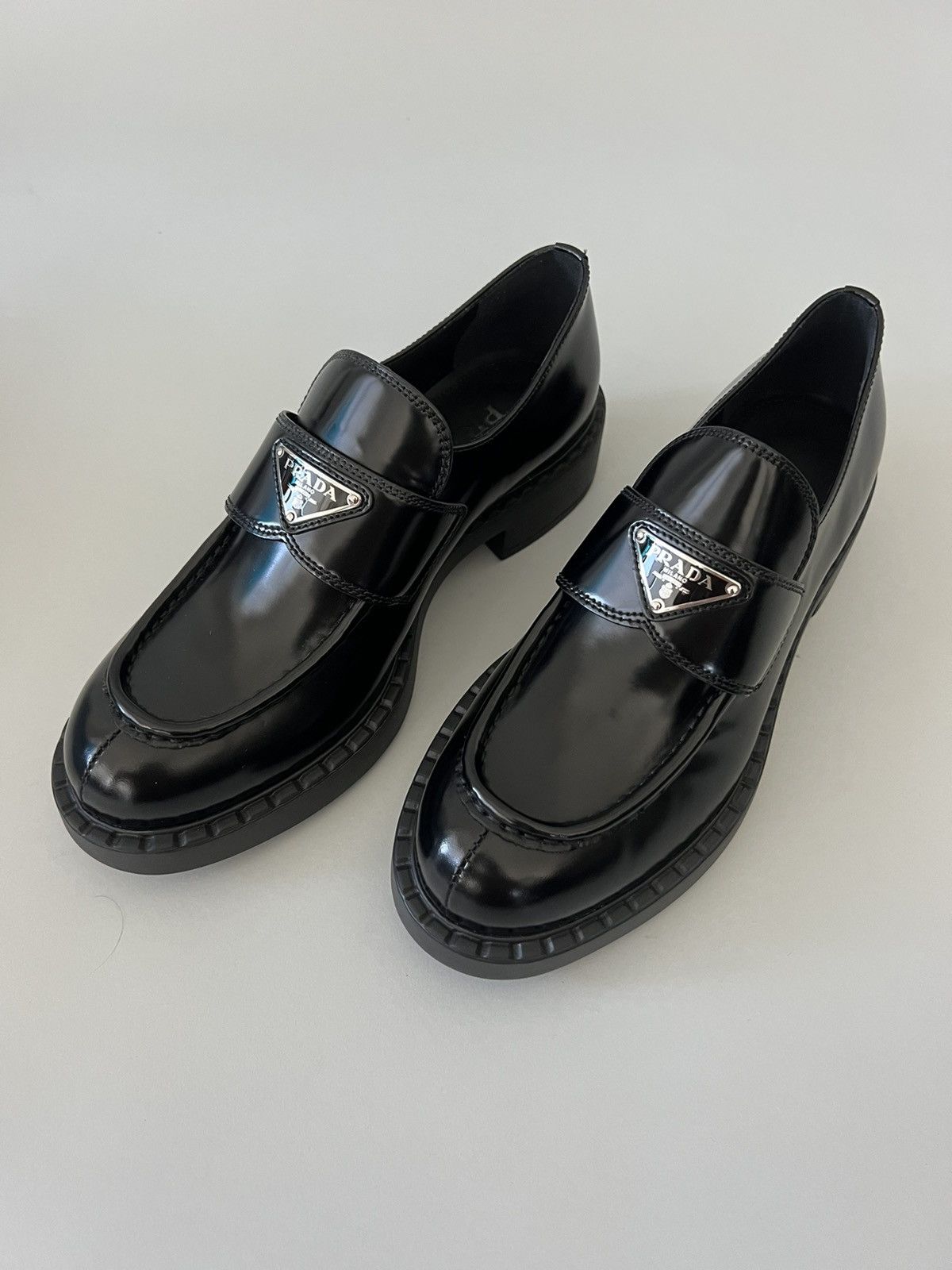 Prada Prada Brushed Loafers Size US 10 / IT 40 - 4 Thumbnail