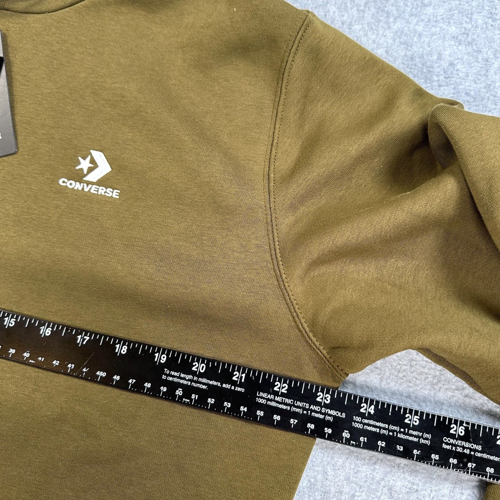 Converse Converse Hoodie Mens Large Green Fleece Pullover Logo Sweatshirt Casual Size US L / EU 52-54 / 3 - 7 Thumbnail
