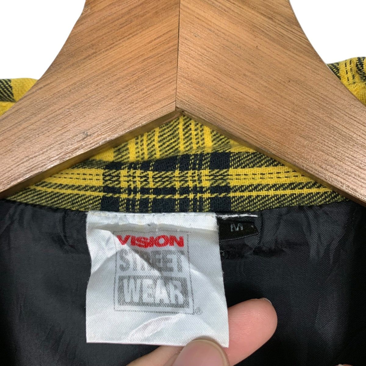 Vision Streetwear VISION STREETWEAR Big Logo Yellow Checked Jacket #1574-C70 Size US M / EU 48-50 / 2 - 17 Thumbnail