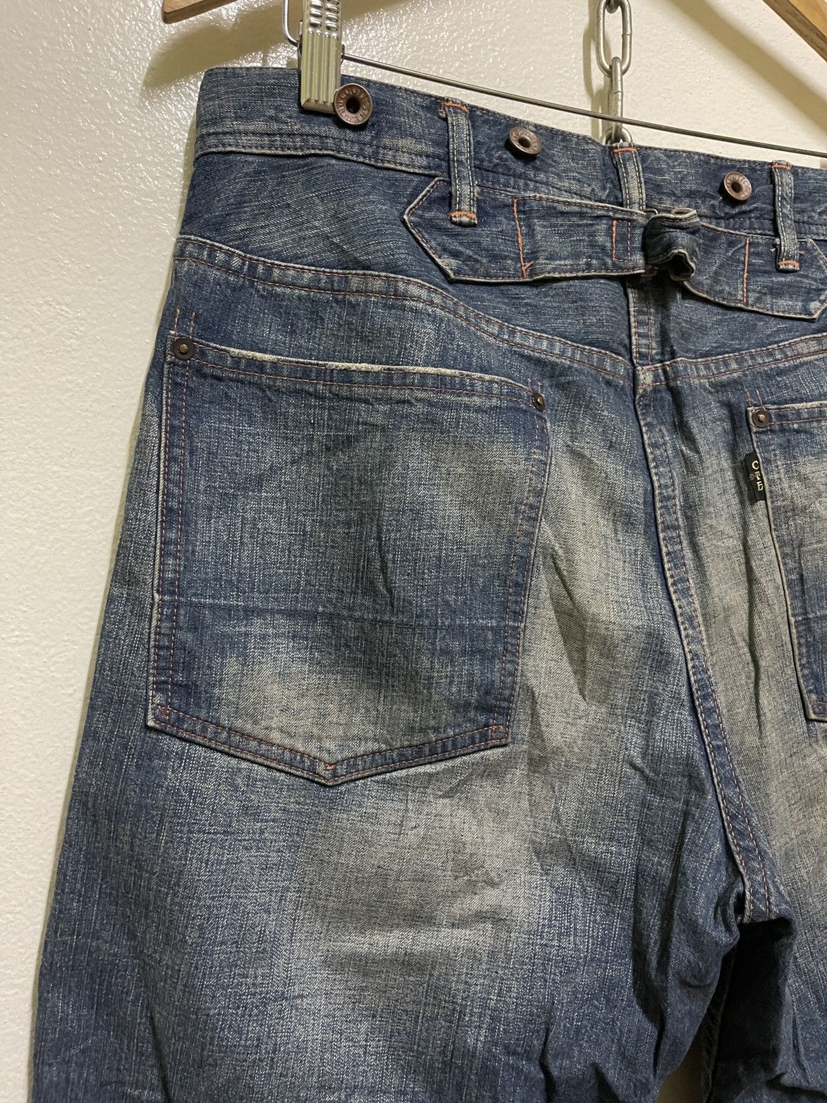 Japanese Brand Cootie Productions Buckle Back Jeans Faded Size US 32 / EU 48 - 11 Thumbnail