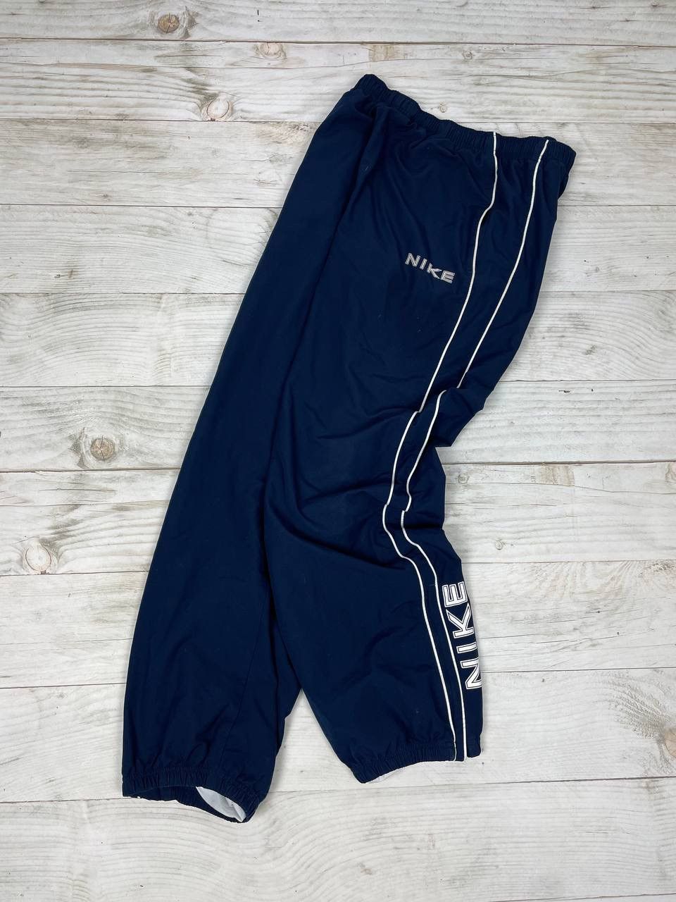 Nike Vintage Nike Nylon Track Pants 00s Big Logo Swoosh Size US 36 / EU 52 - 1 Thumbnail