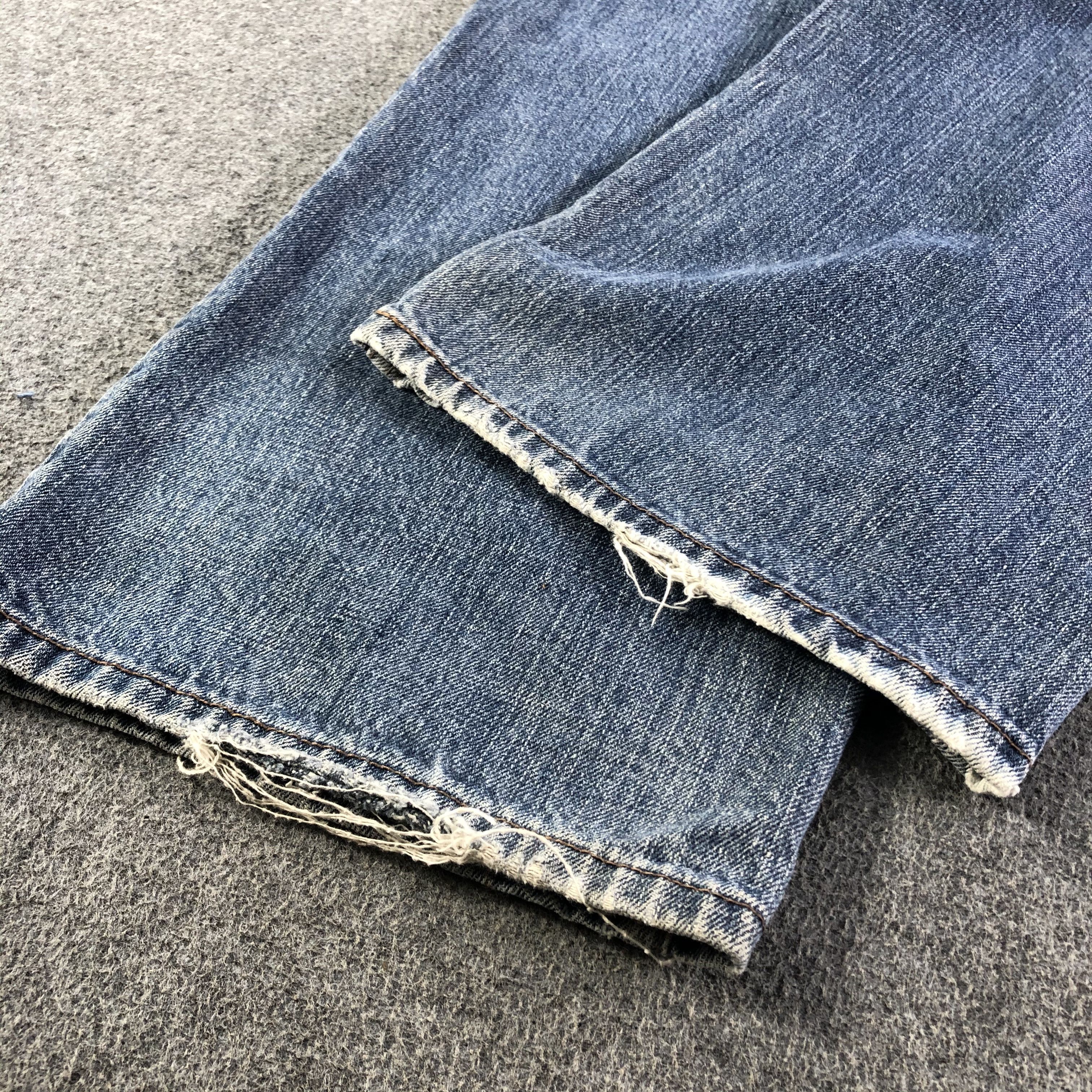 Levi's Vintage Blue Wash Levis 569 Jeans-J3491 Size US 34 / EU 50 - 6 Thumbnail