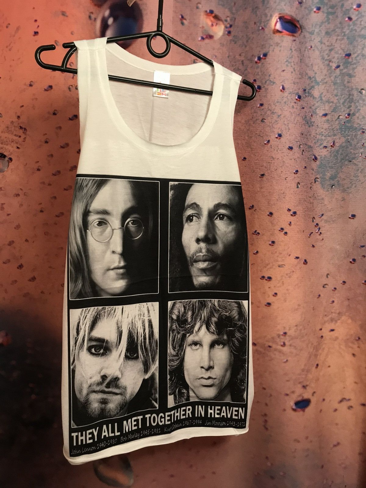 Band Tees Vintage Jim Morrison Bob Marley Kurt Cobain John Lennon tee Size US L / EU 52-54 / 3 - 1 Thumbnail