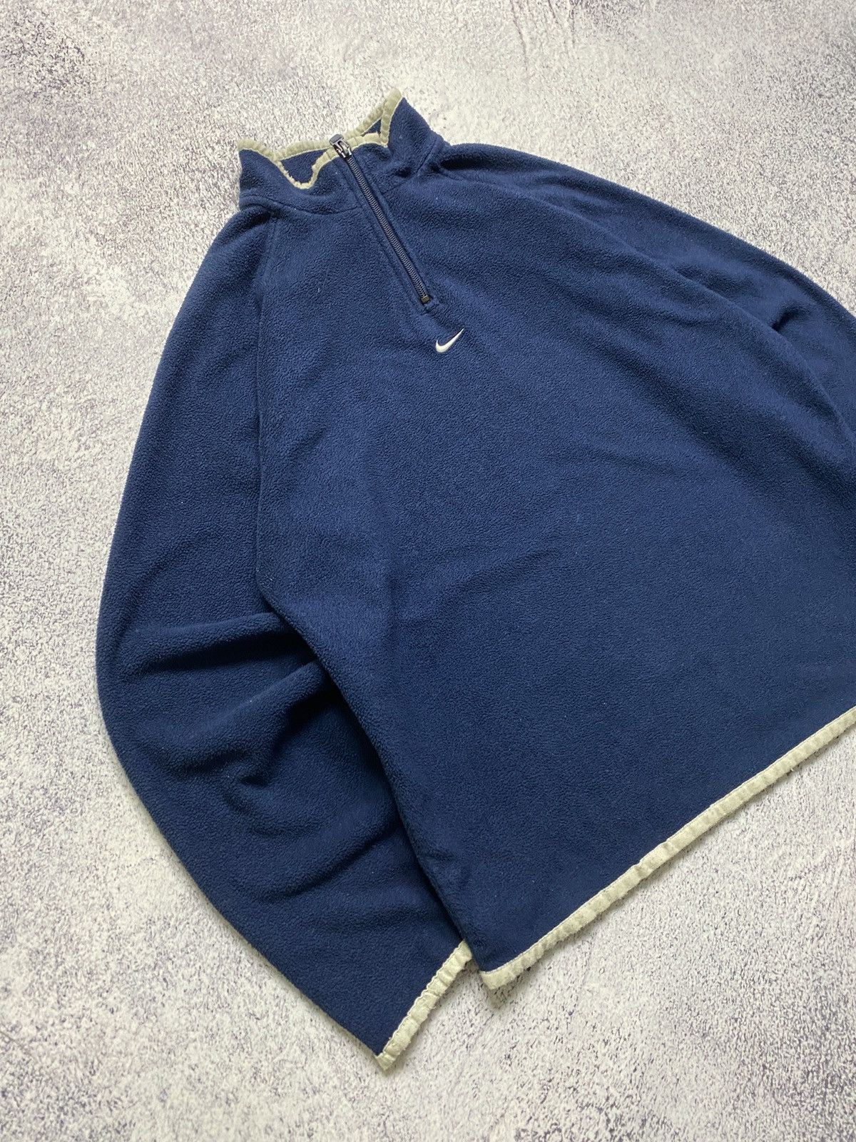 Nike × Vintage Vintage Nike Center Logo Fleece 1/4 Zip Jacket Size US S / EU 44-46 / 1 - 3 Thumbnail