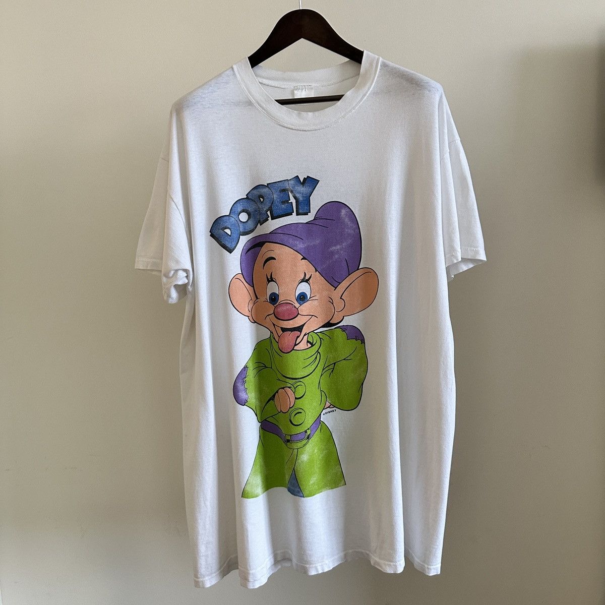 Disney × Vintage Rare Vintage Disney Dopey Shirt Oversized One Size Size XXL / US 16-18 / IT 52-54 - 1 Thumbnail