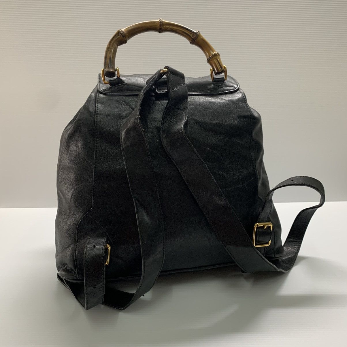 Gucci Gucci Bamboo Leather Backpack Size ONE SIZE - 7 Thumbnail