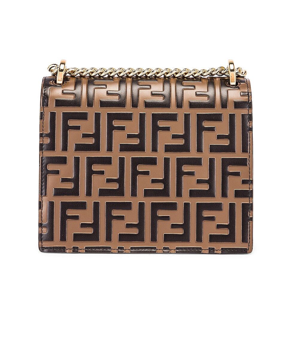 Fendi o1s1wg111224 Size: OS / Small FF Kan U Bag in Brown Size ONE SIZE - 3 Thumbnail