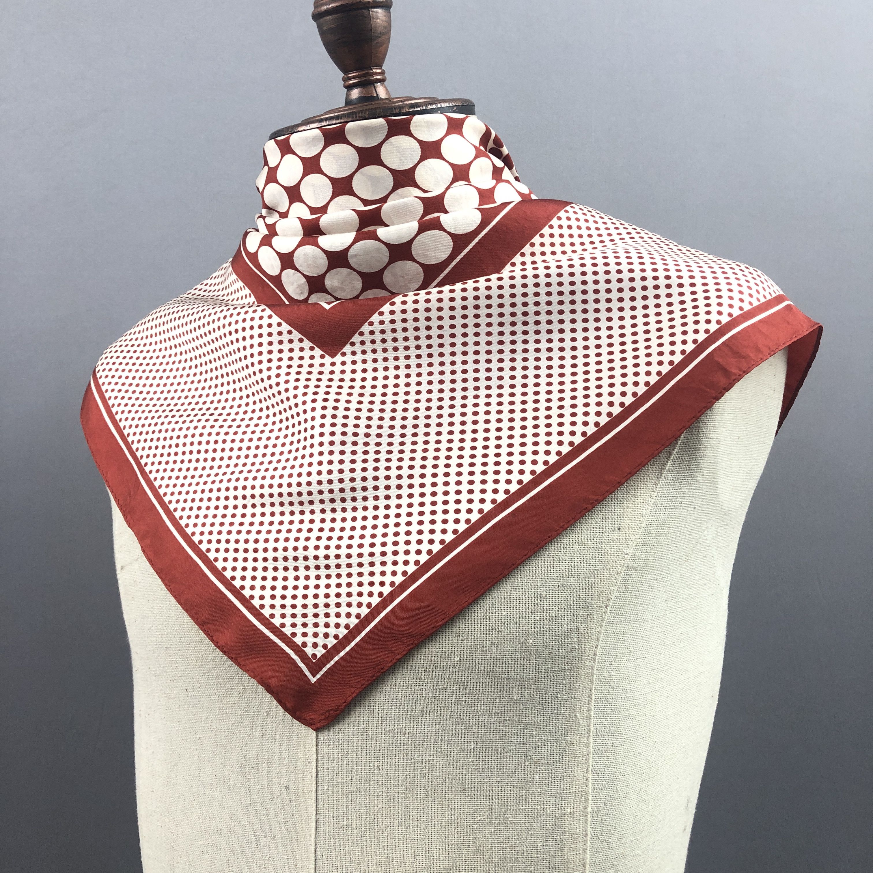 Other Vintage SILK Scarf Twill Stole Wraps Scarves Size ONE SIZE - 4 Thumbnail