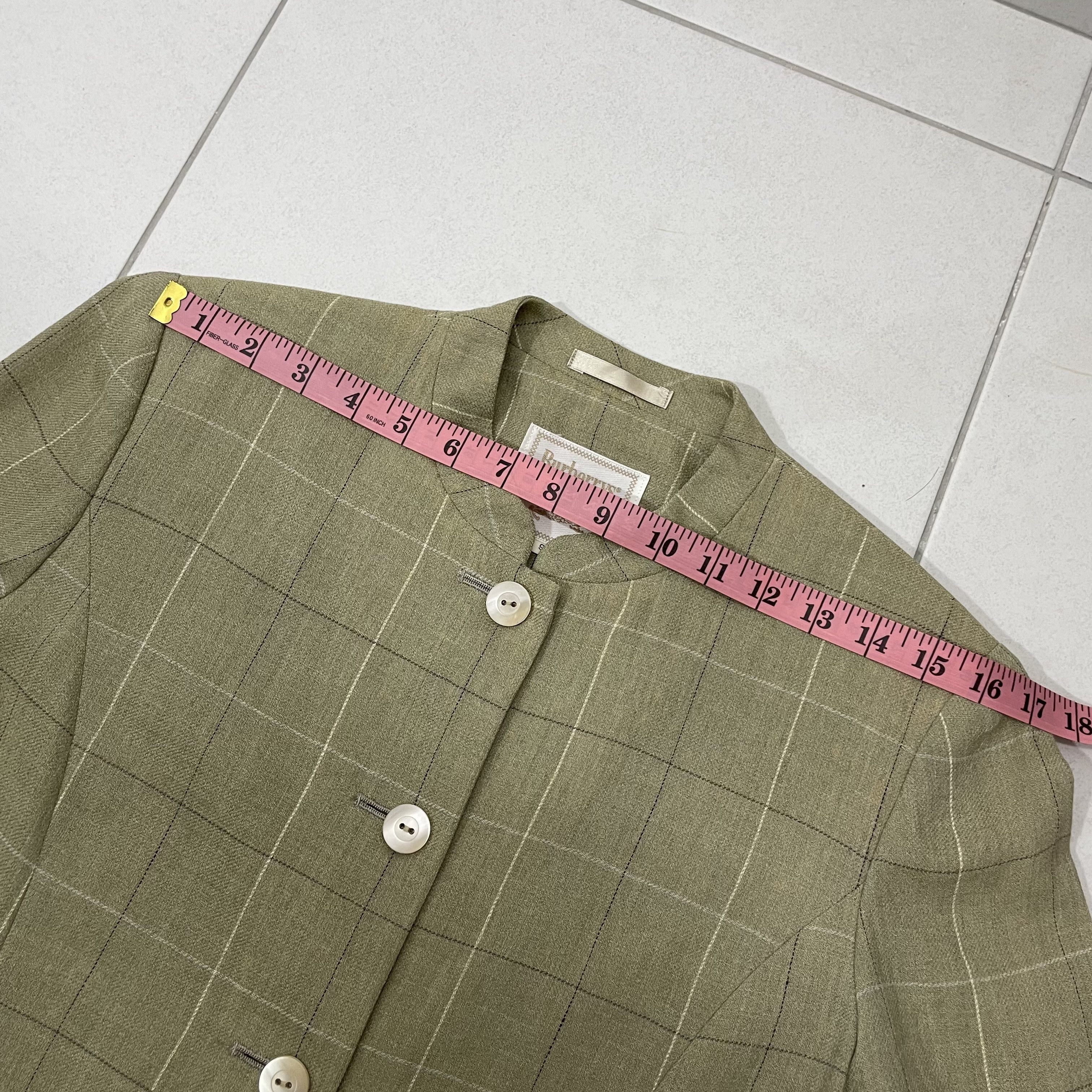 Burberry × Designer ⭐️SALE⭐️ [9] BURBERRY NOVACHECK BUTTON UP BLOUSE Size M / US 6-8 / IT 42-44 - 8 Thumbnail