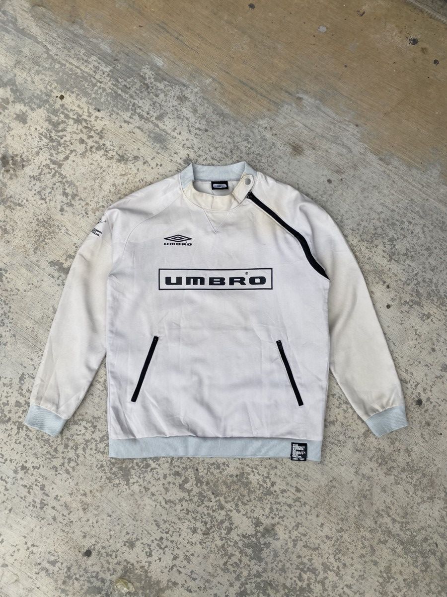 Descente × Umbro × Vintage Distressed Umbro by descente pullover sweater Size US M / EU 48-50 / 2 - 1 Thumbnail