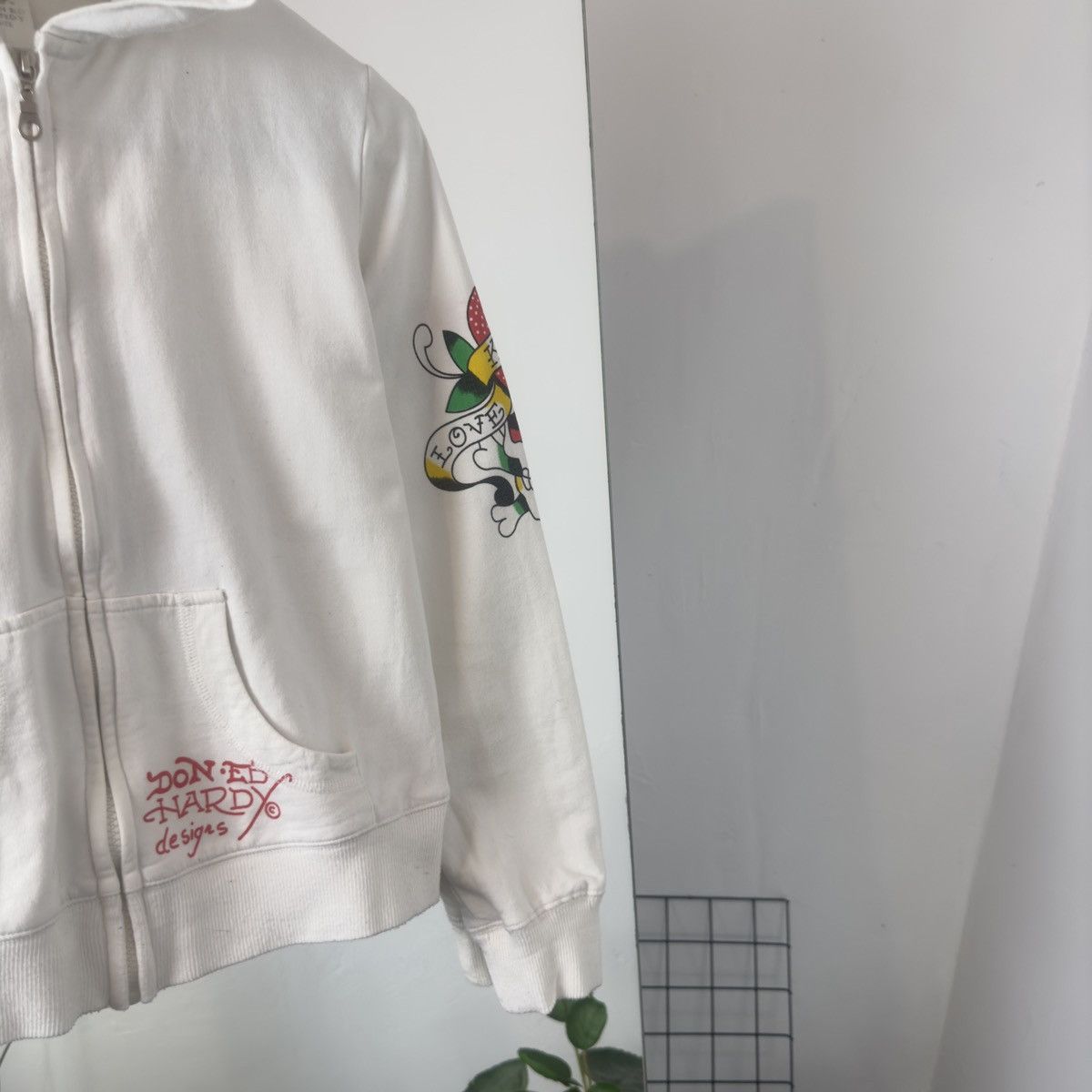 Ed Hardy Ed Hardy Vintage Big Skull Zip Hoodie Size L / US 10 / IT 46 - 8 Thumbnail