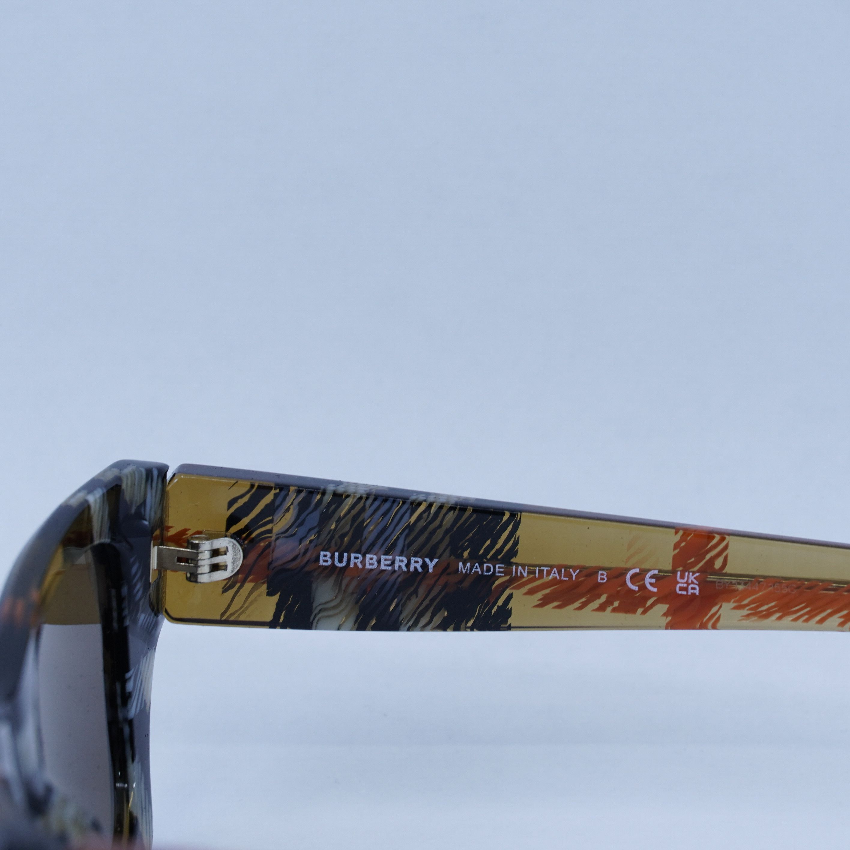Burberry Burberry BE4441U 414673 Sunglasses Sand Rectangle Frame Size ONE SIZE - 9 Thumbnail