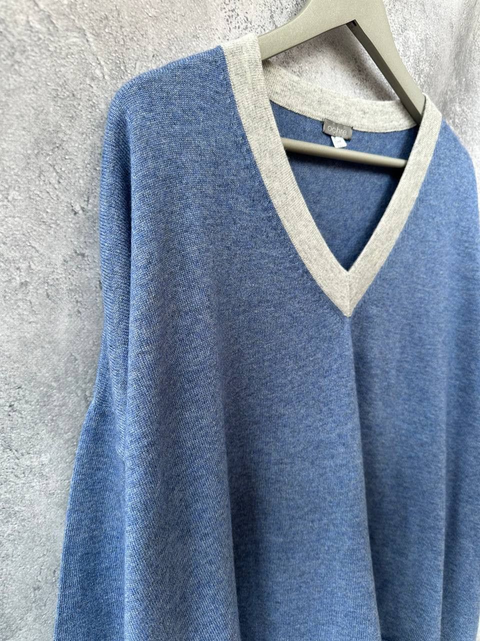 Other Ochre Holly V-neck Sweater Relaxed Long Sleeve Nepal Size ONE SIZE - 4 Thumbnail