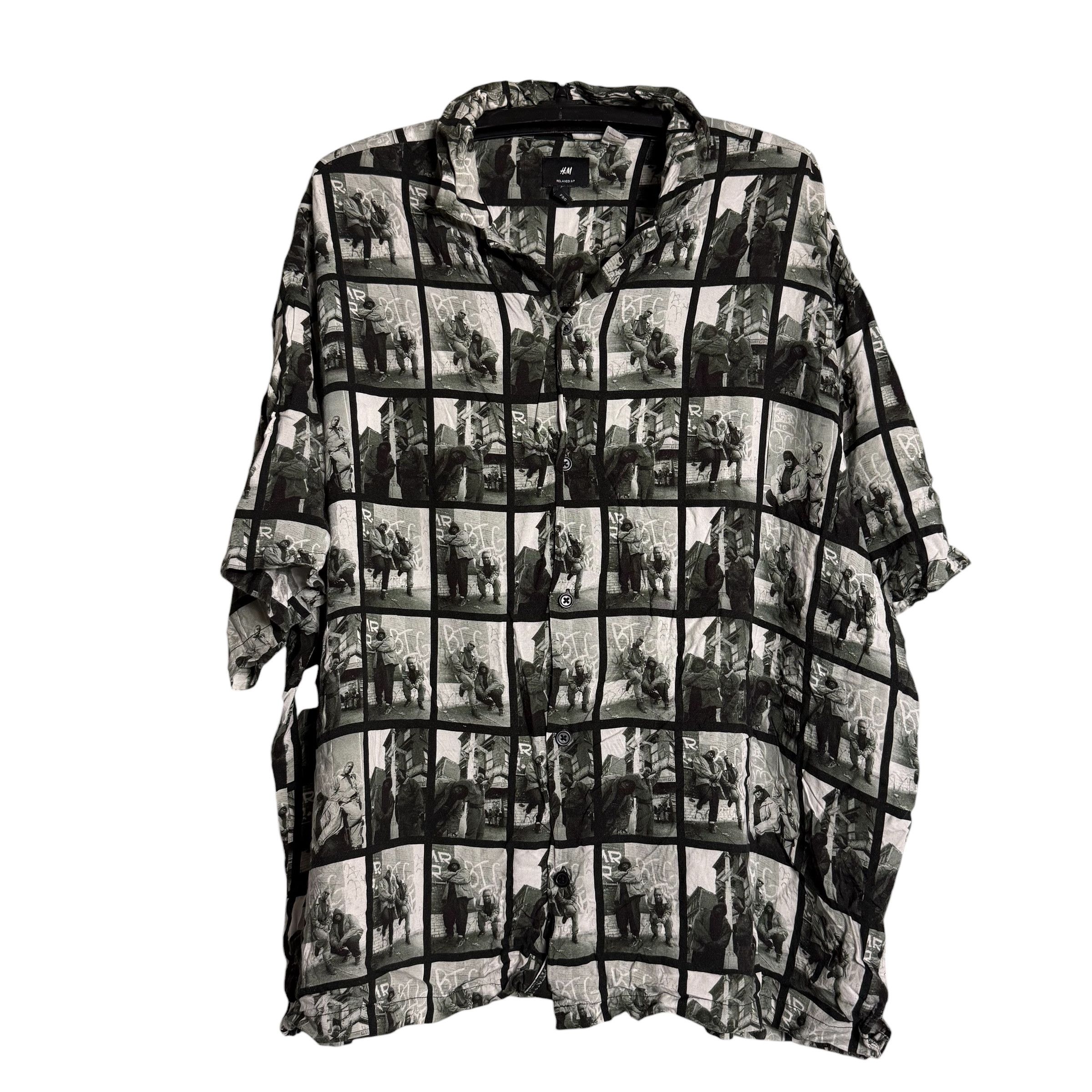H&M 🔥RARE🔥H&M The Notorious BIG AllPrint Oversize Button Shirt Size US XL / EU 56 / 4 - 1 Thumbnail