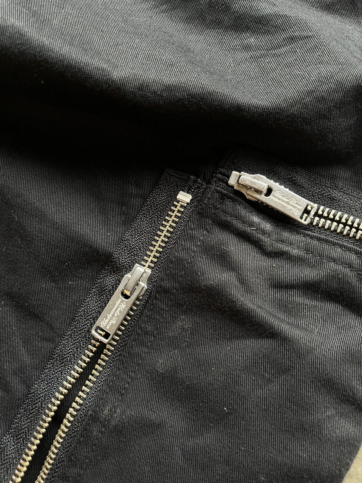 Jun Takahashi × Undercover UNDERCOVER BLACK CASUAL TROUSERS WITH ZIP BONDAGE Size US 30 / EU 46 - 8 Thumbnail
