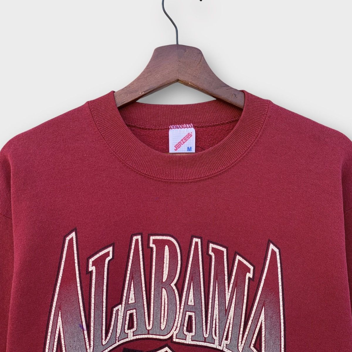 Jerzees Vintage Alabama Crimson Tide Football Crewneck Size M / US 6-8 / IT 42-44 - 3 Thumbnail