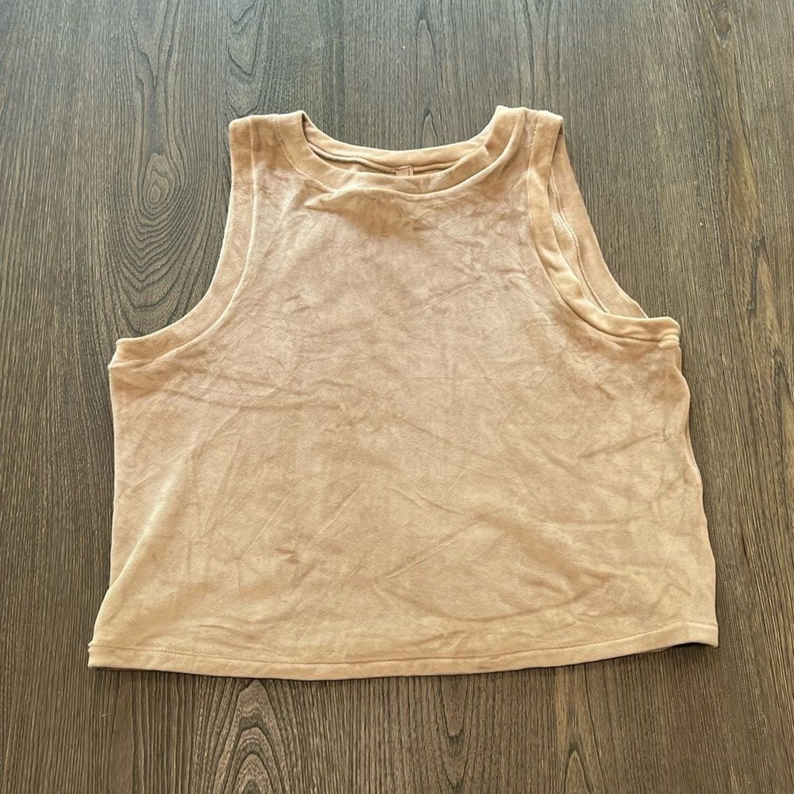 SKIMS NWT Skims Velour Crewneck Tank Honey Size 4X Size 4XL / US 24-26 - 1 Thumbnail