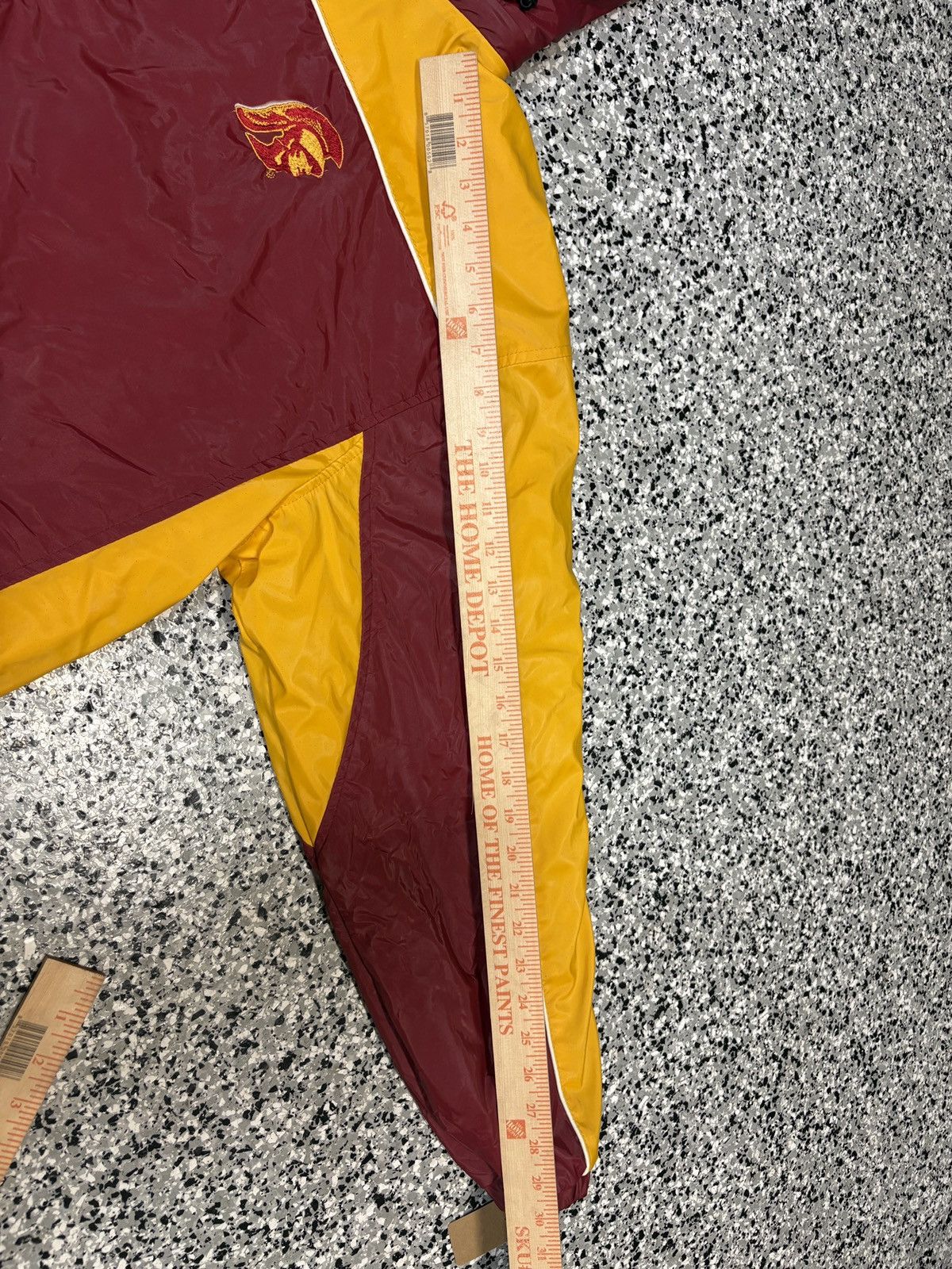 NCAA Vintage 1990s USC Embroidered Windbreaker Size XL 0802 Size US L / EU 52-54 / 3 - 6 Thumbnail
