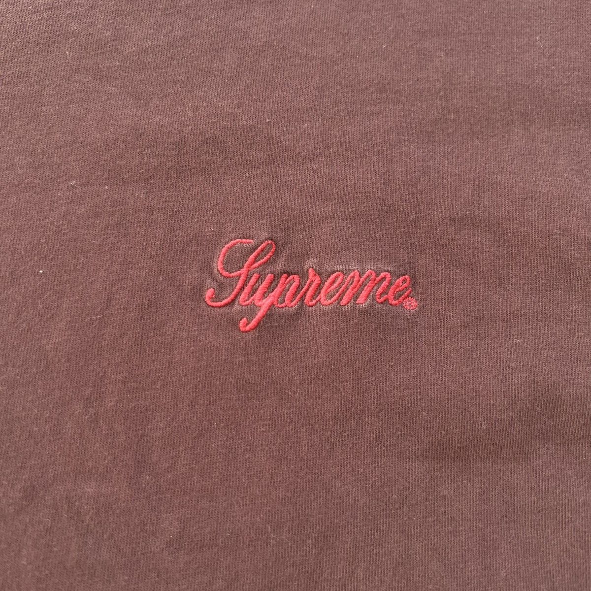 Supreme Supreme Washed Script S/S Top L dark brown L Size US L / EU 52-54 / 3 - 4 Thumbnail