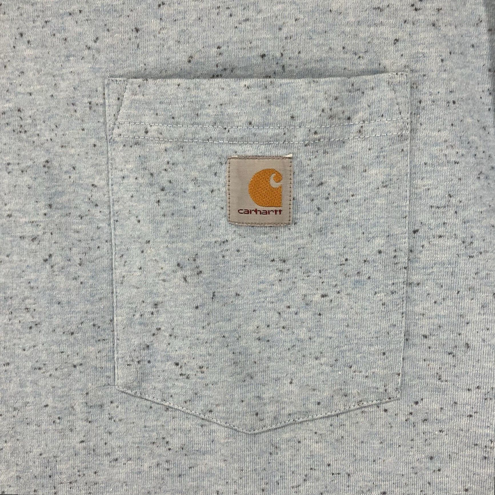 Carhartt Carhartt Woman's 2X T Shirt Loose Fit Pocket Speckled Powered Blue Size XXL / US 16-18 / IT 52-54 - 6 Thumbnail