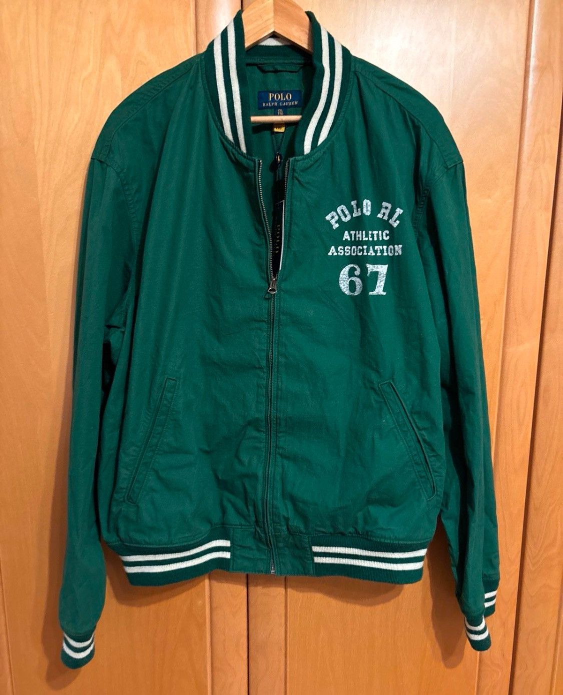 Polo Ralph Lauren Varsity Unlined Bomber Jacket Size US XXL / EU 58 / 5 - 6 Thumbnail