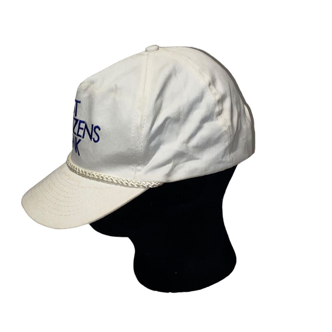 Vintage 🏁 First Citizen's Bank Vintage Snapback Hat 🏁 Size ONE SIZE - 4 Thumbnail