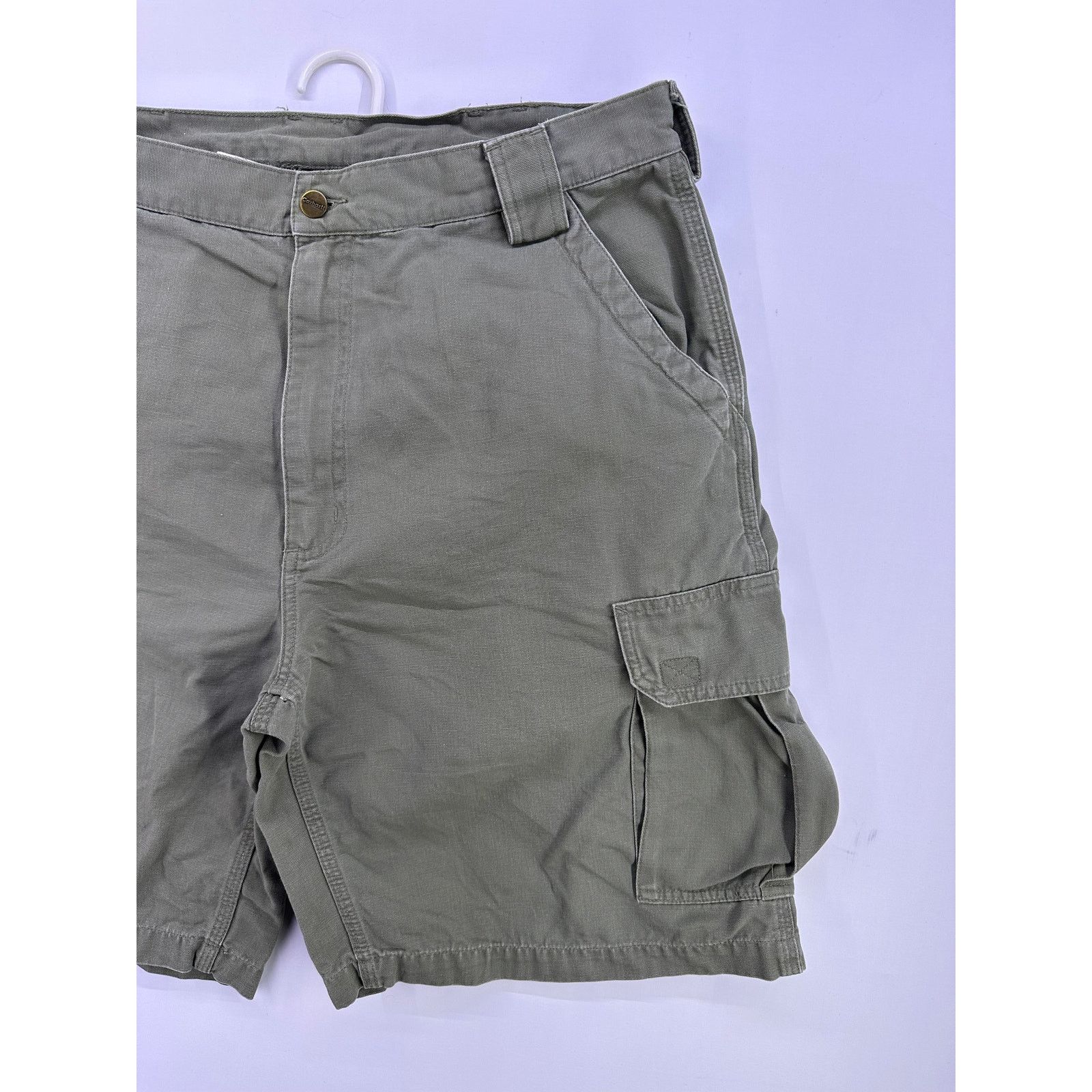 Carhartt Olive Green Carhartt Cargo Shorts Size 38 Size US 38 / EU 54 - 4 Thumbnail