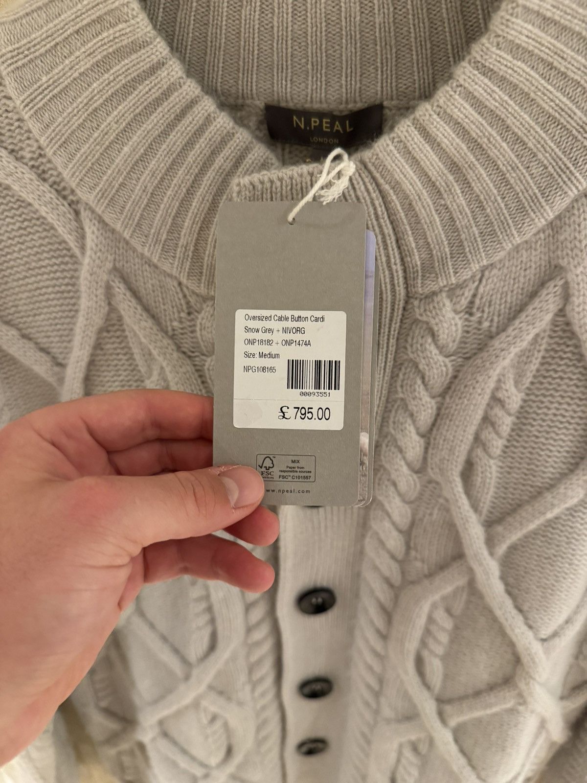 N.Peal N Peal Button Cardigan - Excellent Condition Size US M / EU 48-50 / 2 - 5 Thumbnail