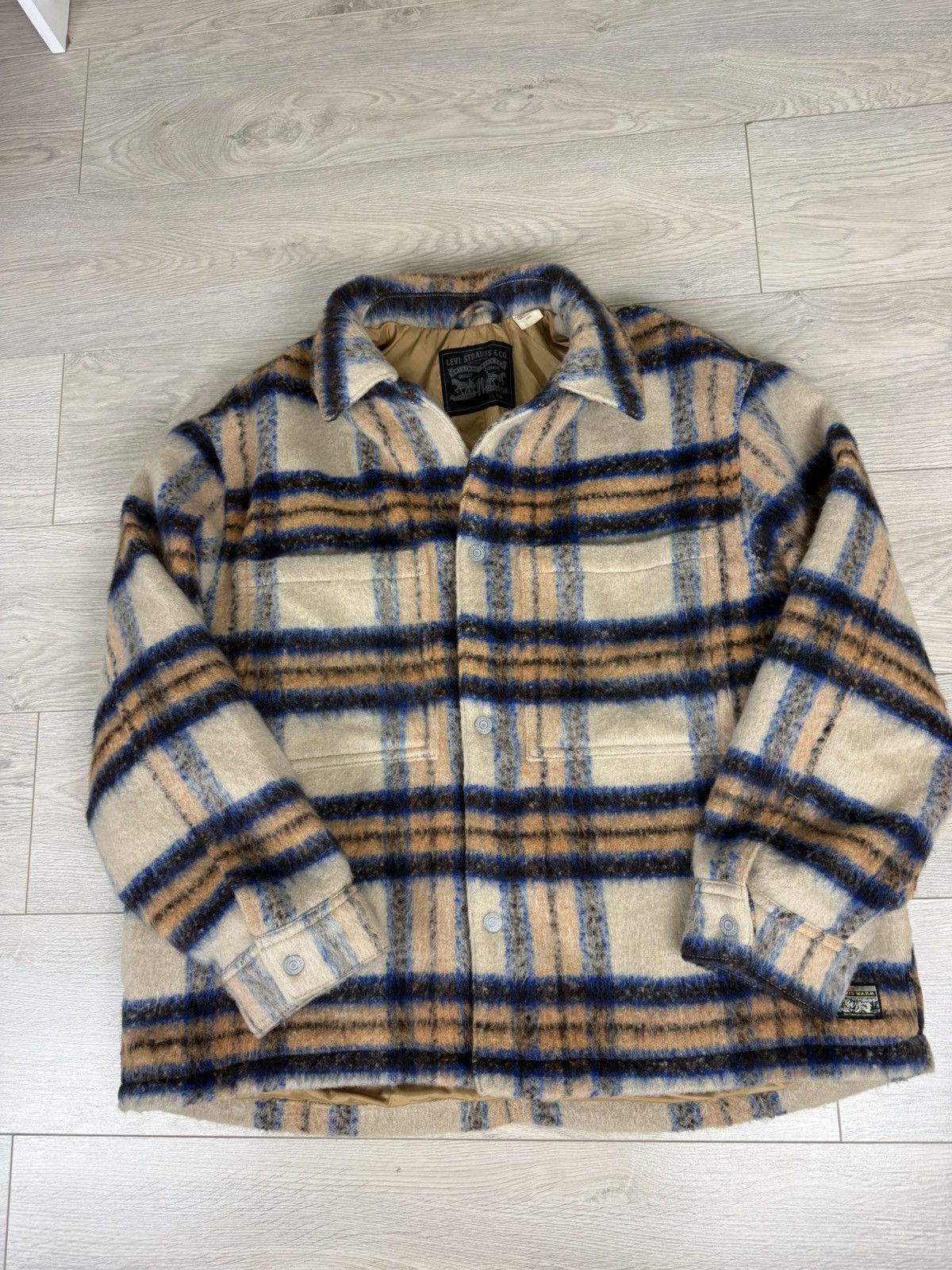 Levi's Levis Portola Chora Wool Blend Over shirt Jacket Size US L / EU 52-54 / 3 - 4 Thumbnail