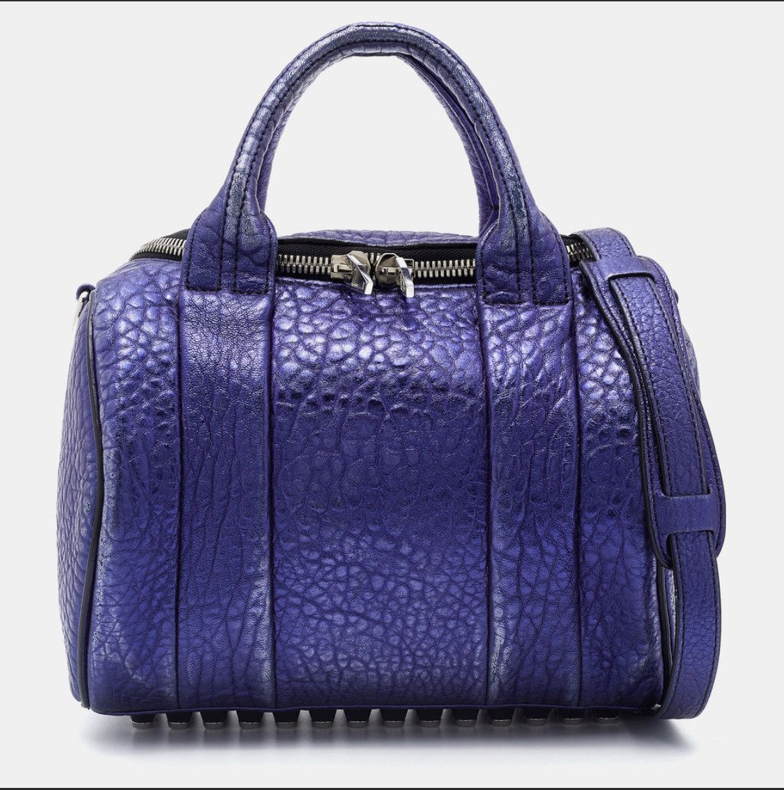 Alexander Wang Alexander Wang Metallic purple rockie leather purse Size ONE SIZE - 1 Thumbnail