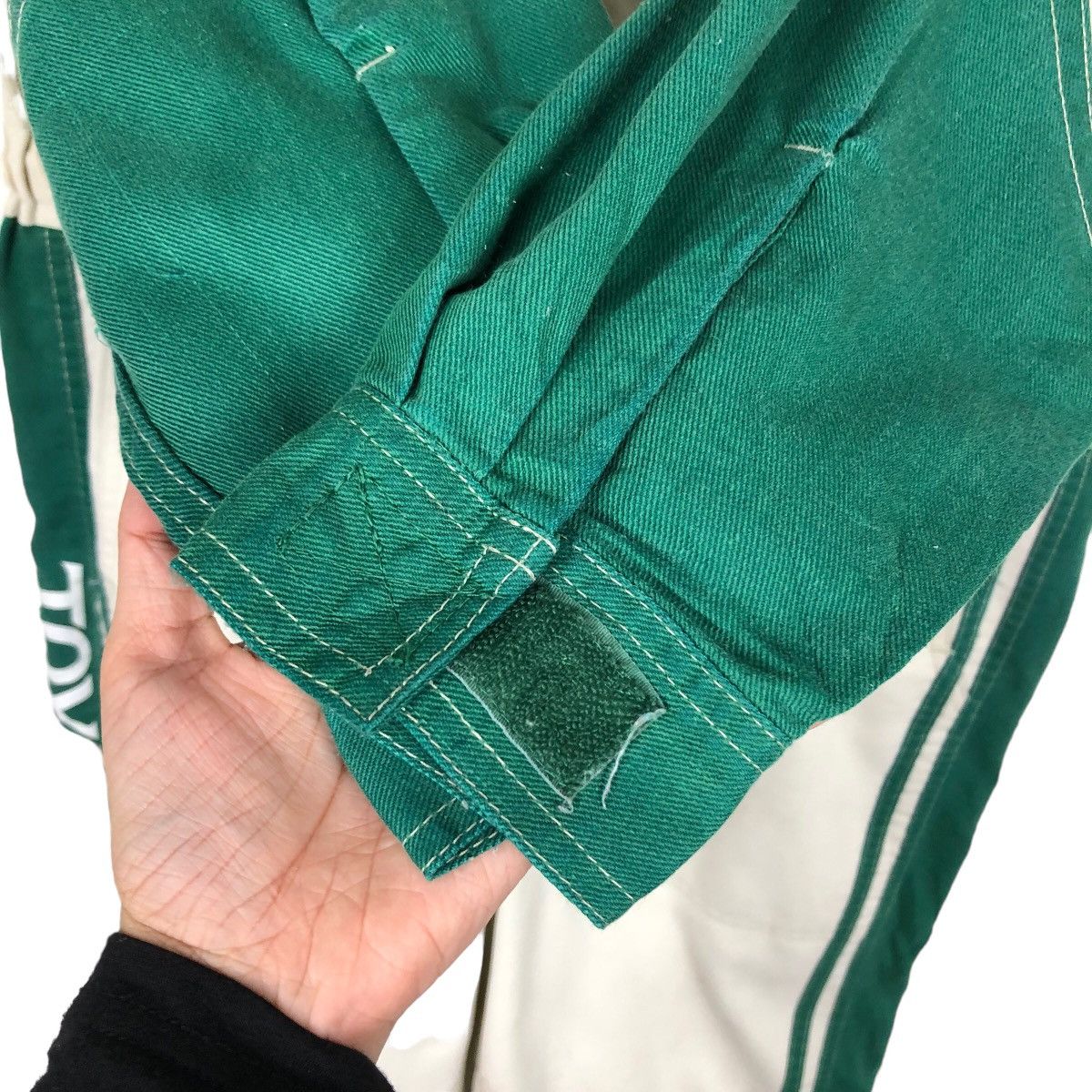 Japanese Brand 🔥90’s Vintage Coverall Work Toyota Tecno Spell Out Big Logo Size US 38 / EU 54 - 11 Thumbnail