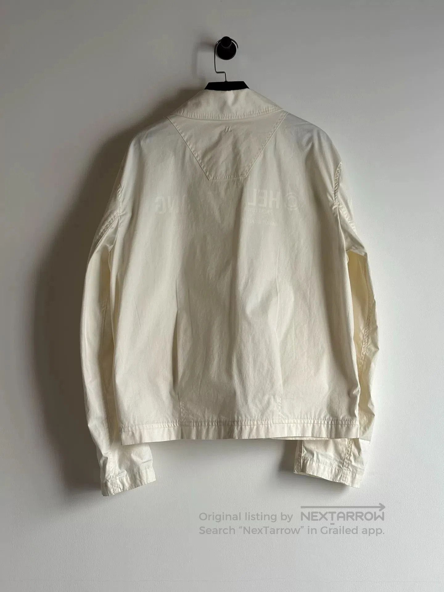Helmut Lang helmut lang short zip jacket in cream. Size US M / EU 48-50 / 2 - 6 Thumbnail