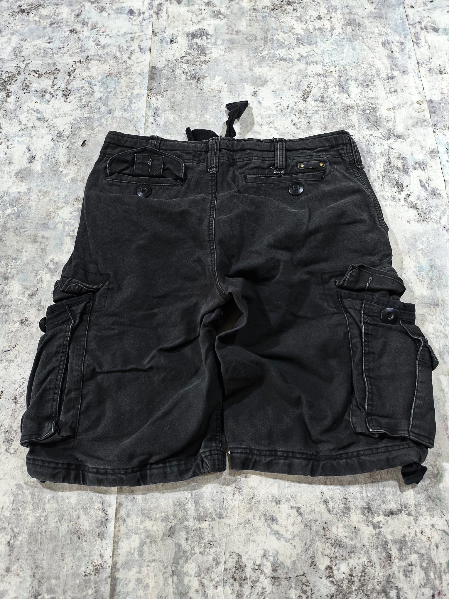 Vintage vtg faded cargo baggy jorts shorts army alternative loose Size US 34 / EU 50 - 2 Thumbnail