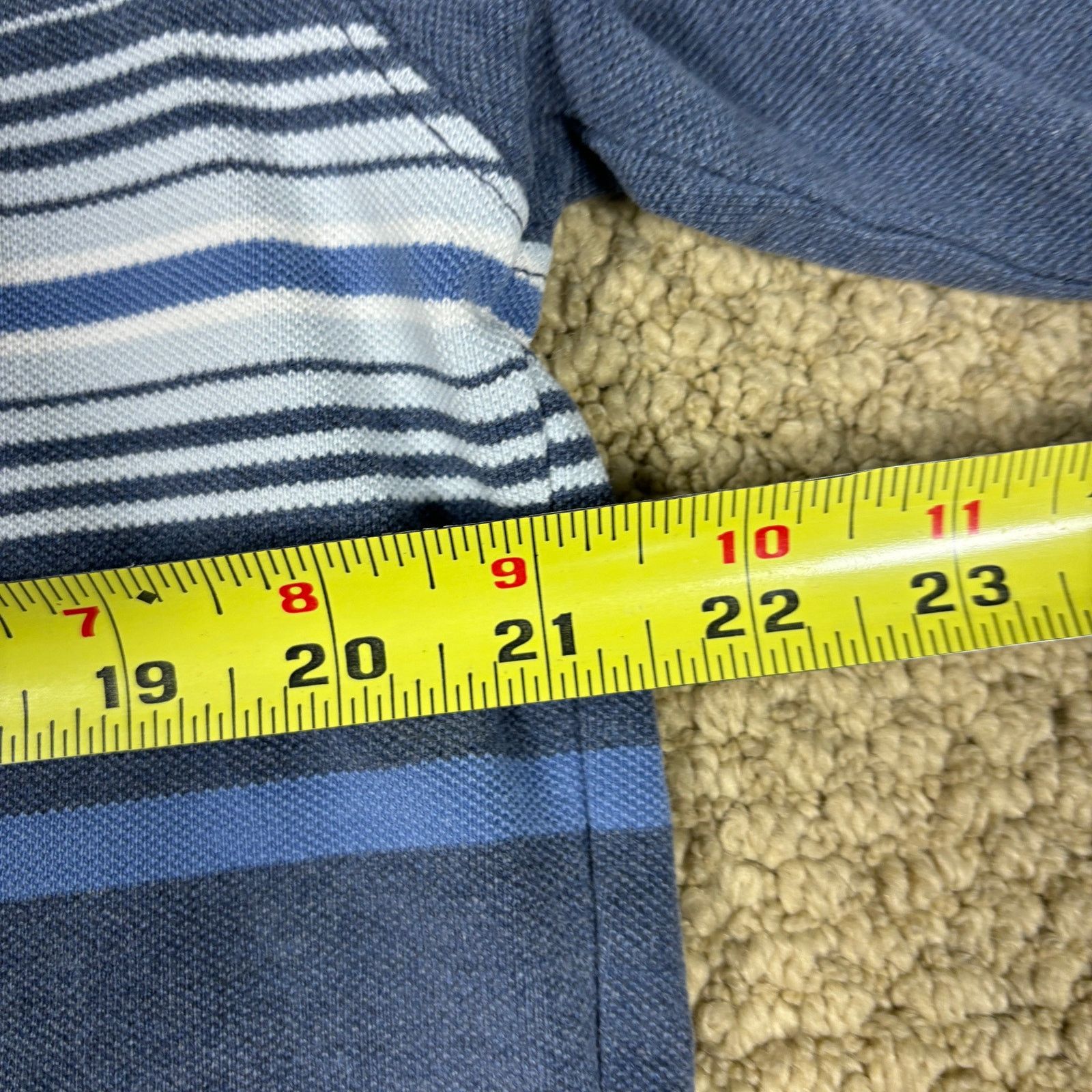 Cherokee y2k 2000s style striped Cherokee polo mens large casual Size US L / EU 52-54 / 3 - 5 Thumbnail