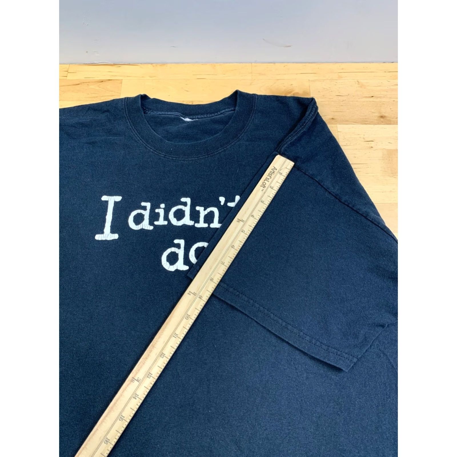 Vintage Vintage I Didn't Do It Shirt Men 2XL Black Y2K Funny Sacarsm 13296 Size US XXL / EU 58 / 5 - 6 Thumbnail
