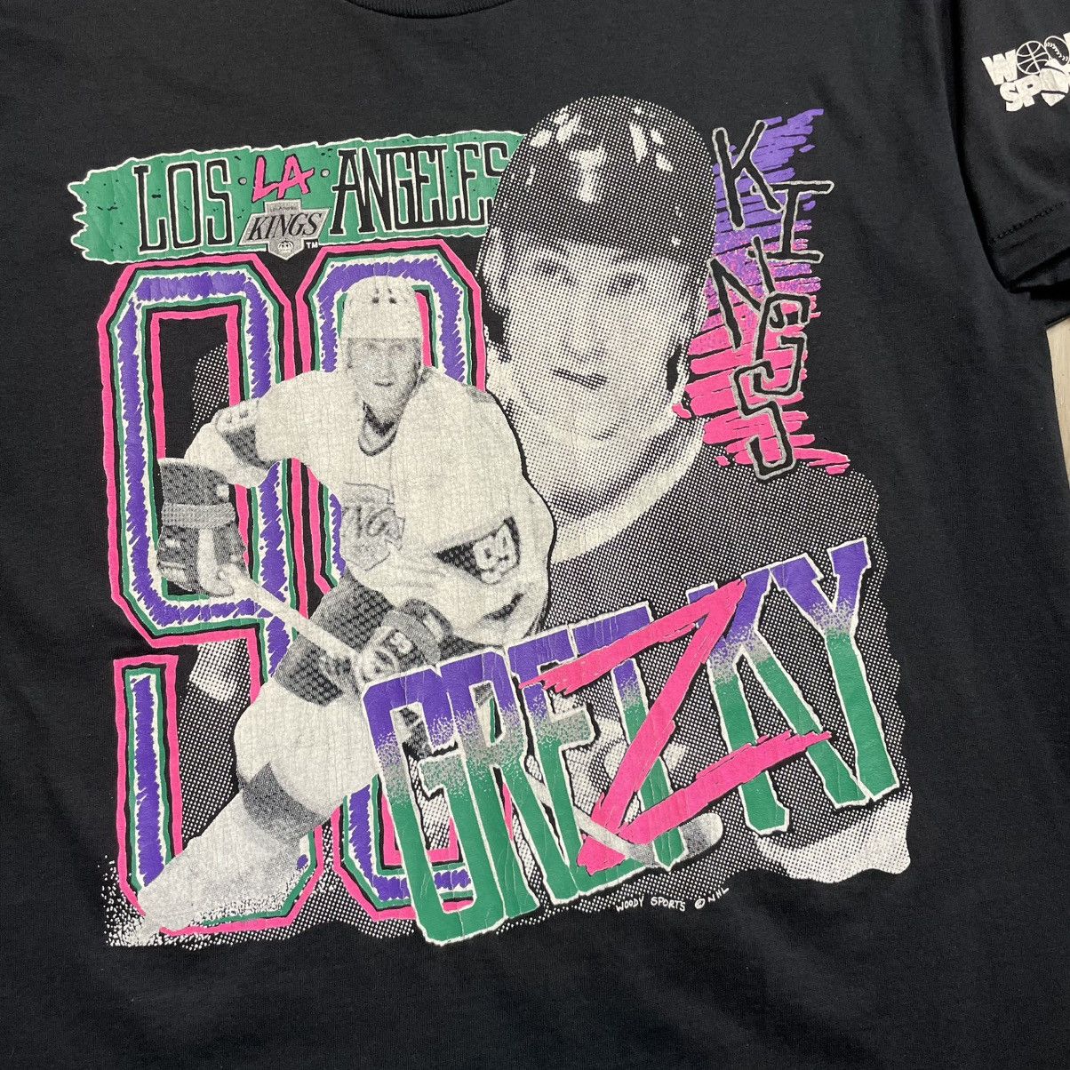 NHL 90s Wayne Gretzky LA Kings Vintage Tee Shirt Mens XL NHL Size US XL / EU 56 / 4 - 3 Thumbnail