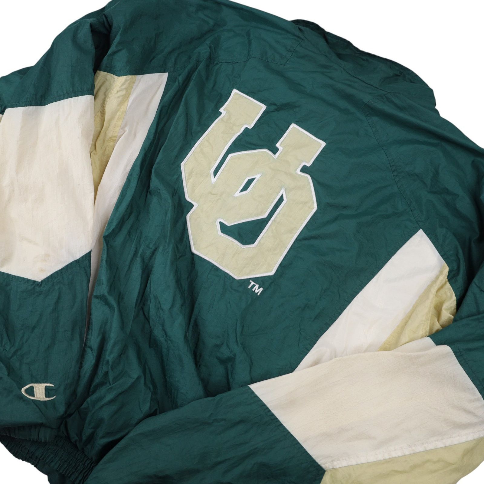 Champion × Vintage VTG Champion University of Oregon Ducks Windbreaker Jacket Size US L / EU 52-54 / 3 - 12 Thumbnail
