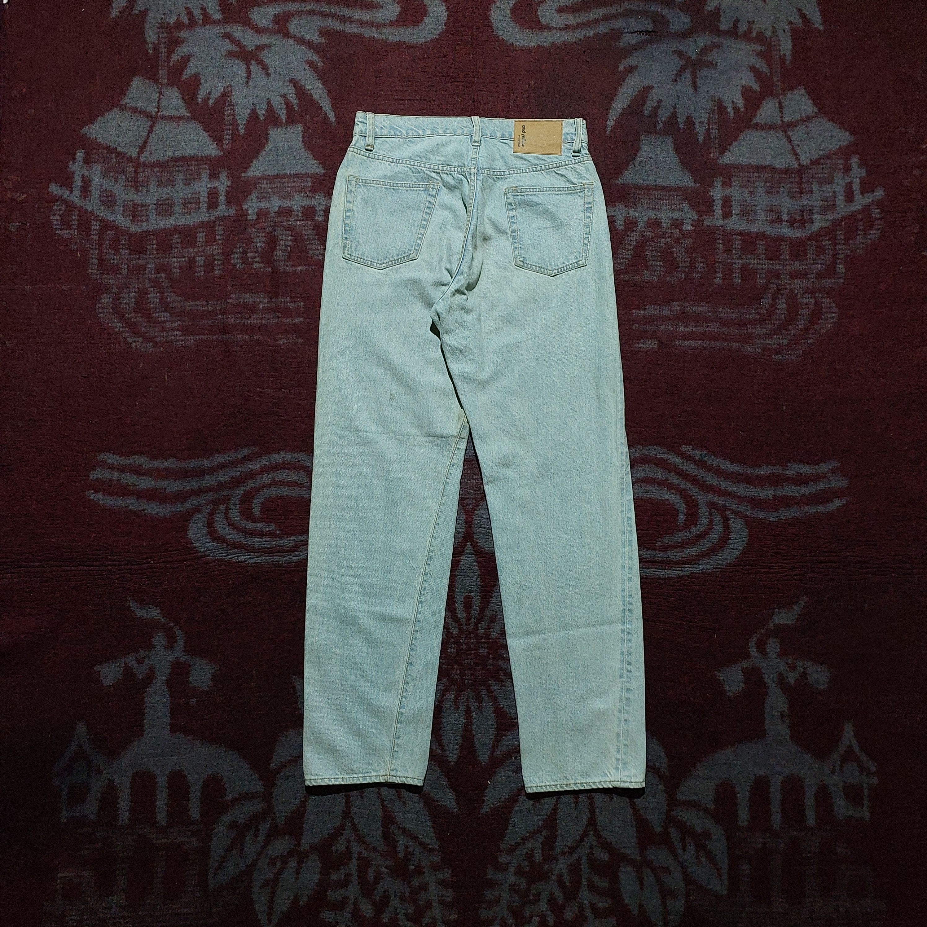 Tete Homme 20AW Kiminori morishita and yellow chain blue denim Size US 30 / EU 46 - 2 Thumbnail